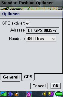 Obr.8 – Nastavení GPS