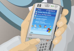 HP iPAQ hw 6500 presentation