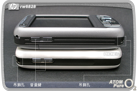 HP iPAQ rw6828 vs O2 XDA Atom