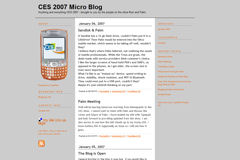 CES 2007 Micro Blog