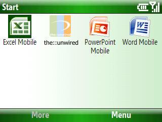 Windows Mobile 6 na Samsung SGH-i600