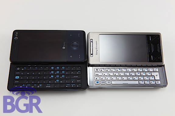 Sony Ericsson XPERIA X1a vs. HTC Fuze