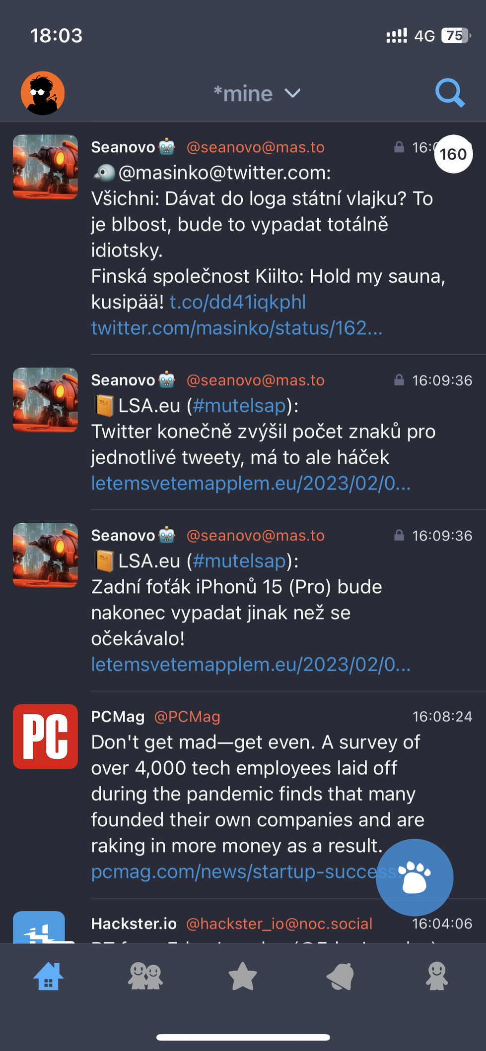 Snímek obrazovky aplikace Tootoise