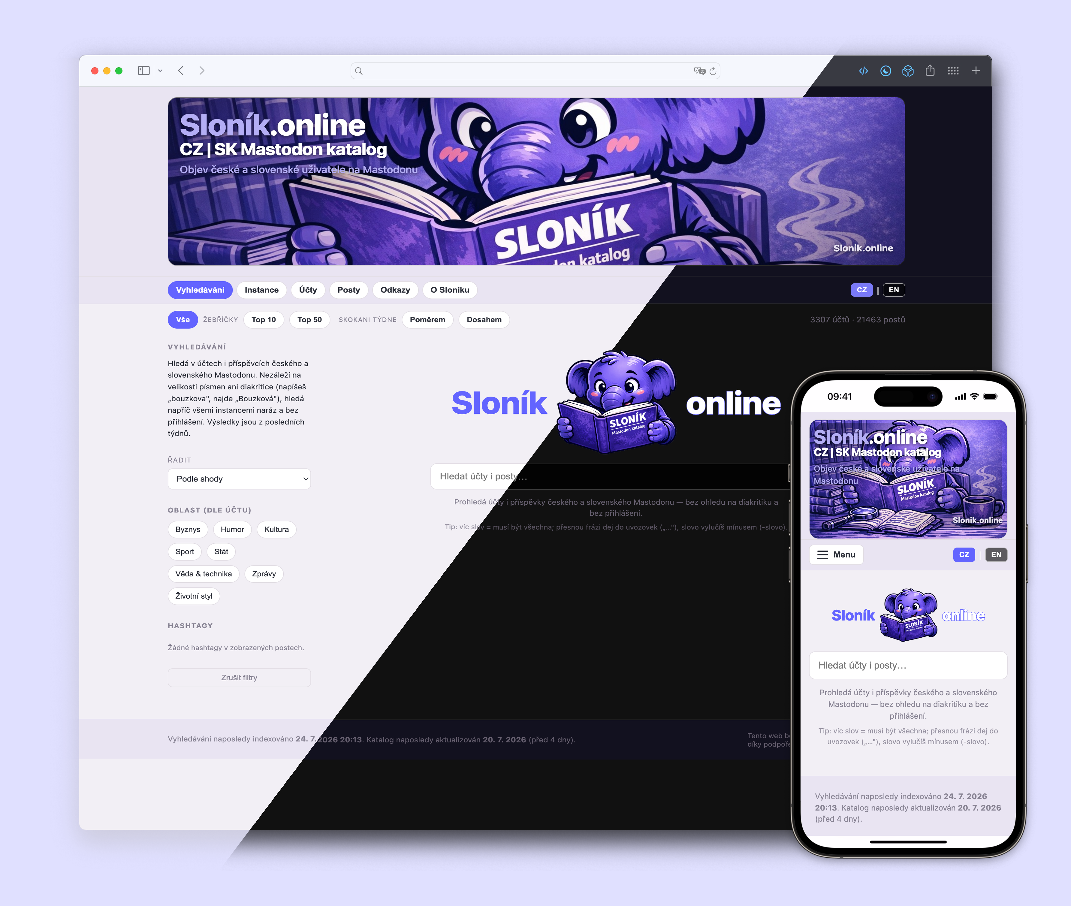 Screenshot Sloník.online